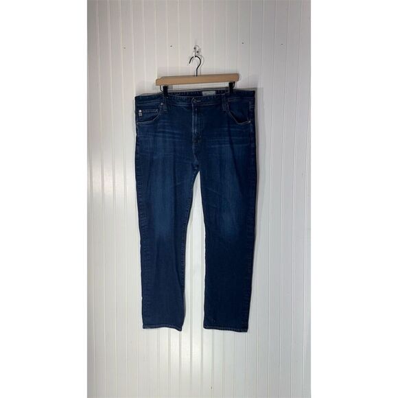 AG Jeans Denim 360 Men’s 42x32 Straight Fit Stretch Dark Wash Jeans Comfort - Picture 1 of 4